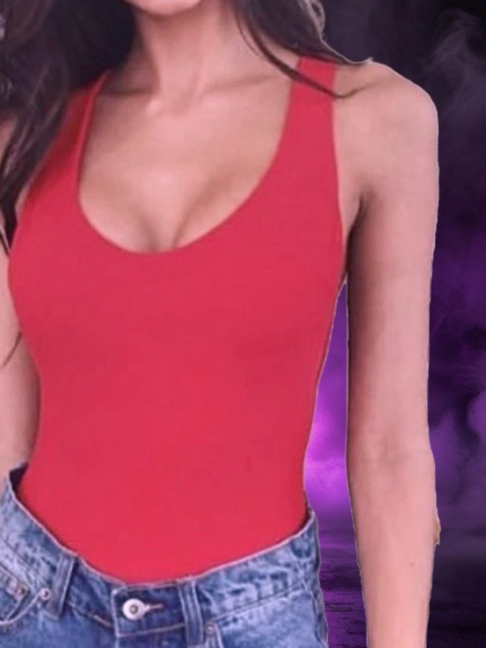Vestidos Red Backless Open Back Tie Bow Bodysuit Swimsuit – Size S NWOT #38